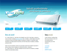 Tablet Screenshot of climazone.ro